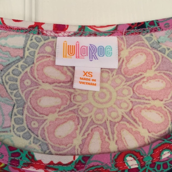 LulaRoe Irma spring colors extra small - Picture 3 of 3